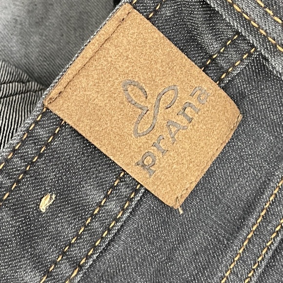 Prana Slim Fit Breathe Jeans Light Gray Organic Cotton Size 30X30 NWOT - Picture 7 of 9